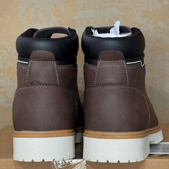 Xray Archer Brown Lace-Up Boots Men’s 12 Workwear Style Lug Sole Combat - Picture 3 of 10